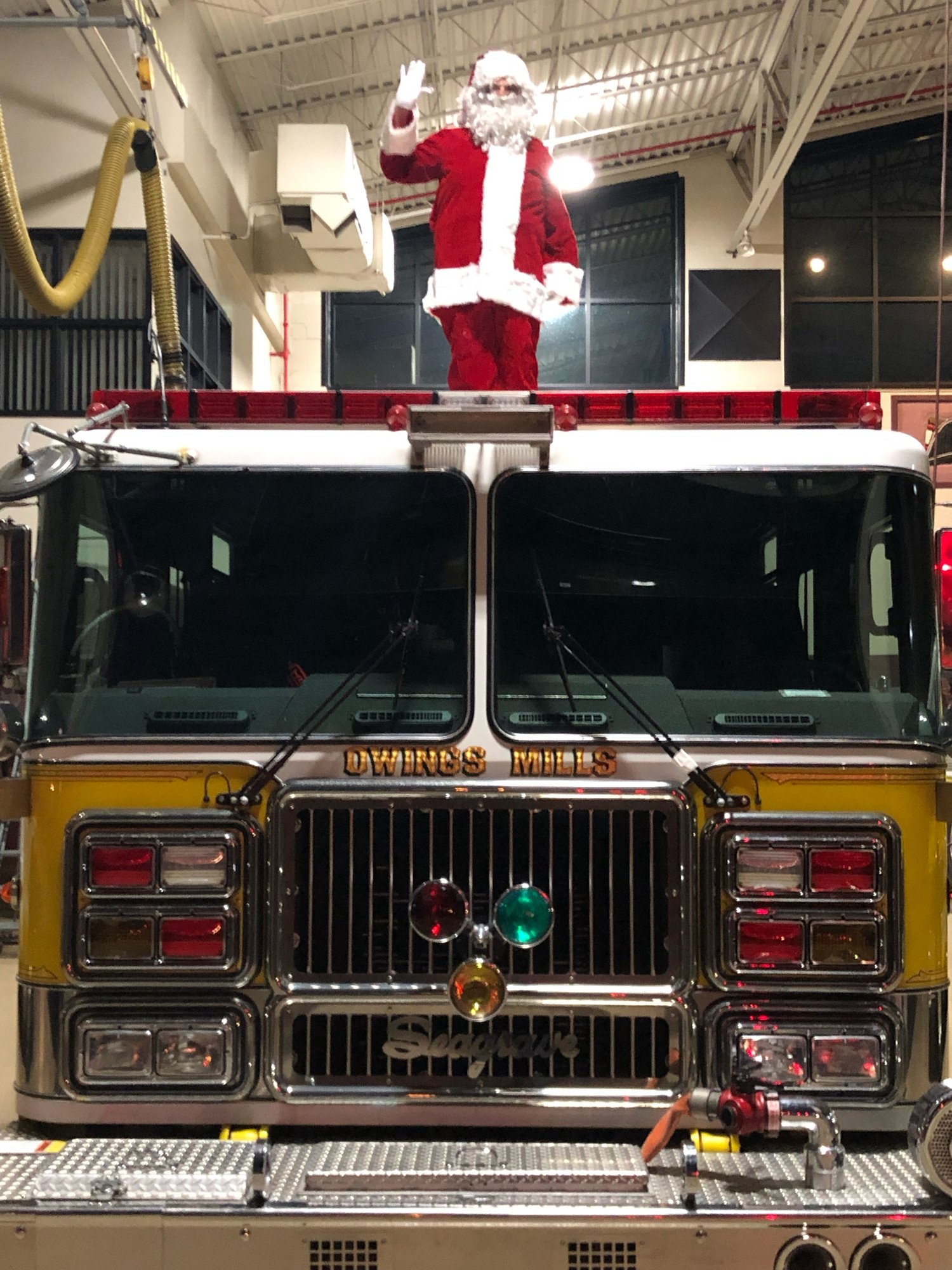 Santa on Fire Engine - Station 31